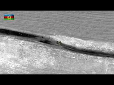 New video by Azerbaijan Defence Ministry. Groups of Armenian soldiers been targeted: