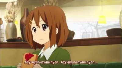 Azusa being a tsundere