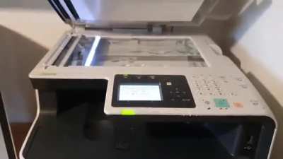 What happens when you photocopy water