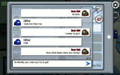 winning as the impostor after blaming others