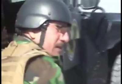 Iraqi CTF troops evacuating dead and injured troops who were ambushed by ISIS in Diyala province,2015.