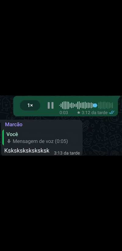 Eu confirmo