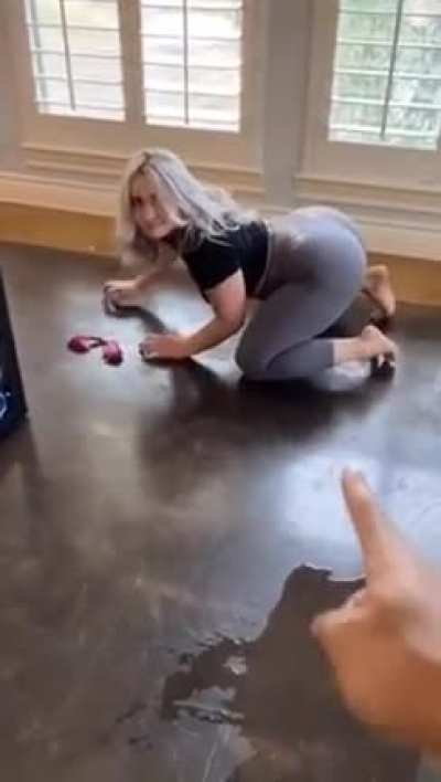 She really did that