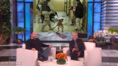 Real Ellen show footage