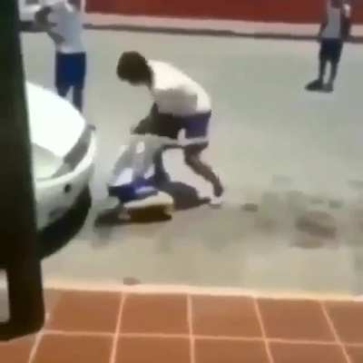 Fight gone sexual.
