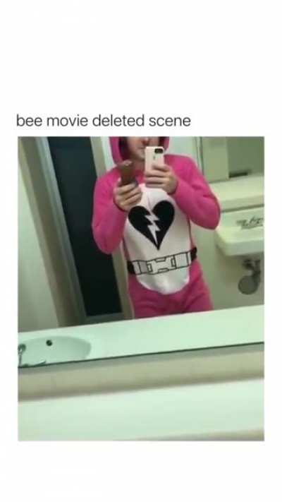 Stole honey from a bee