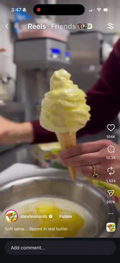 Granny Cream Hot Butter Ice Cream