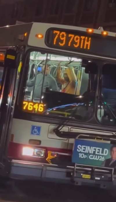 Bus driver got tired of these yns 👊