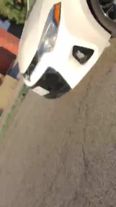 This is what happens when you ask this guy for insurance papers after a car accident