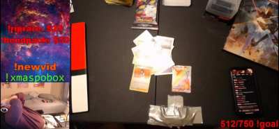 A streamer received a donation to bend a pack of Pokemon cards prior to opening them, and then,
