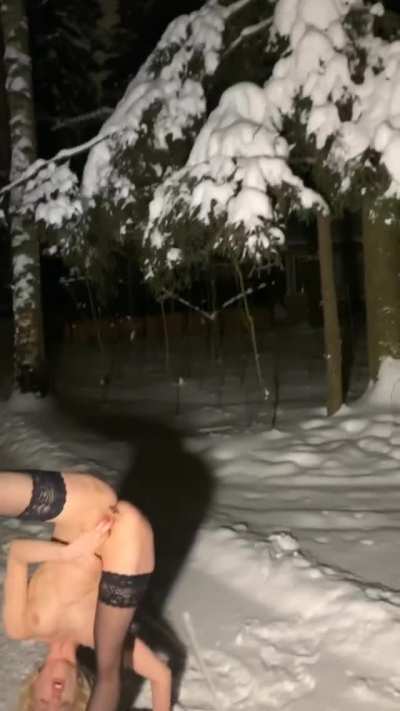 cross country skiing break gone wrong