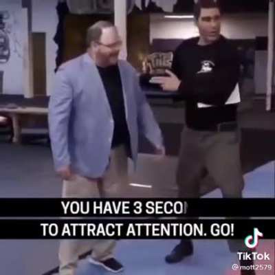 Three seconds to attract attention