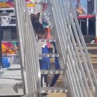 He loves the slide