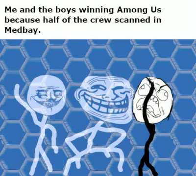 This happened two weeks ago. Many laffs. Impostor rage goes whoa!