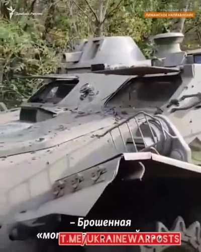 UA pov: A message is being broadcast via loudspeakers and radio frequencies in Lyman, telling Russian troops that they are surrounded and further hostilities do not make sense and how to surrender