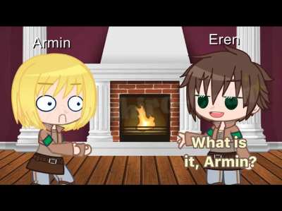 Audio ain't mine. I had to remake the scene with Mikasa and Eren cuz I frgt her scarf 😭😭😭😭. If u speak or can understand Spanish, would you mind telling me what Ereh said to Mikasa, thanks :) (Not sure what flair to use-)