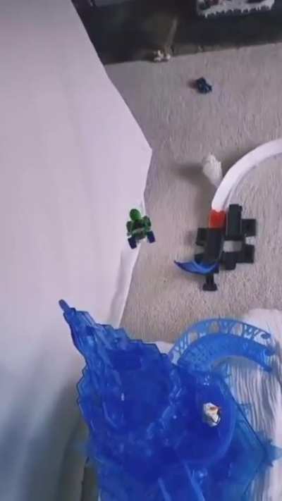 Luigi goes flying