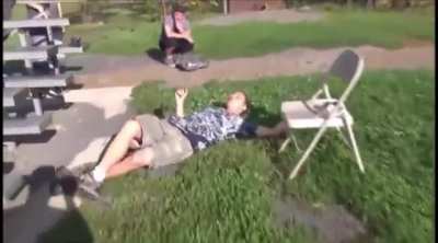 The chair won 🏆