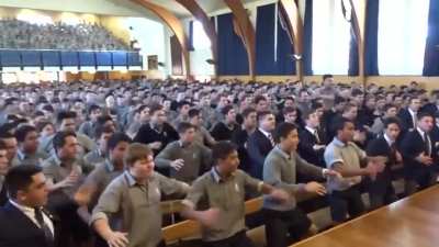 High School Boys Honor Retiring Teacher With Moving Haka