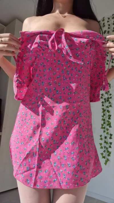 From sundress to undress in 3, 2, 1...