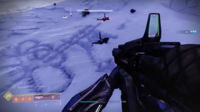 The Colony's insectoids leave tracks in the snow...and that just makes me happy.