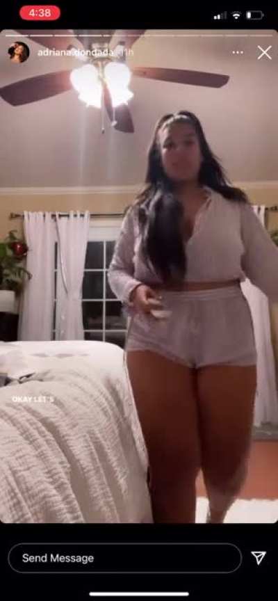 Imagine her in your house half naked