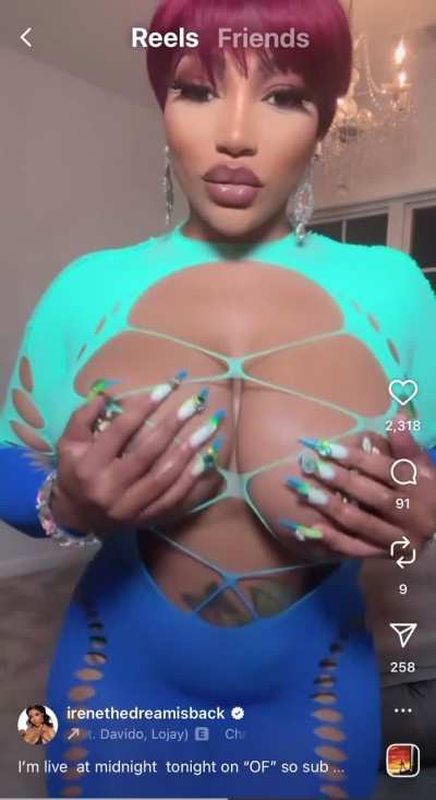Hottest Shit on the Gram 91: (@ire<wbr>nethe<wbr>dream<wbr>isbac<wbr>k)