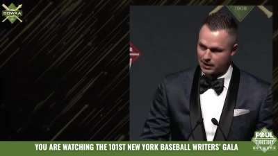 Tarik Skubal accepts the 2025 AL Cy Young Award: 
