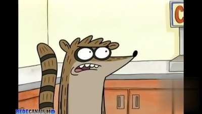 Vê o final do Mordecai puto