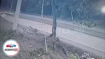 Car goes flying then hits van moving in opposite direction