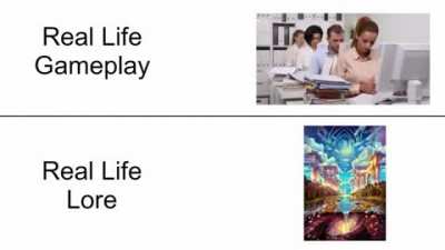 The lore is always richer than actual gameplay, no matter the game