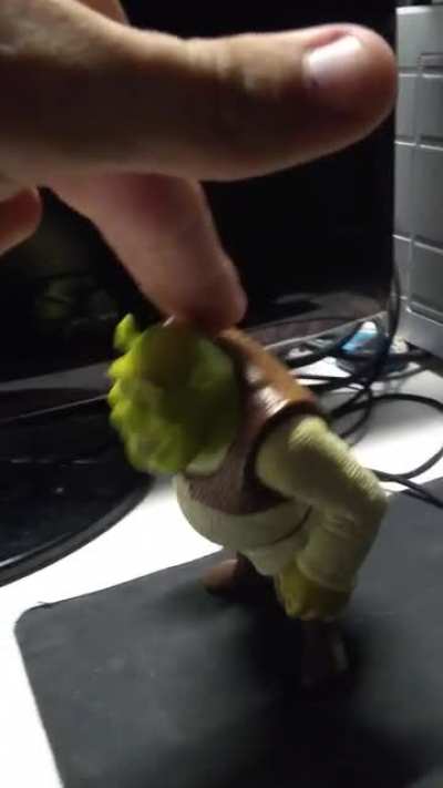 Shrek falls