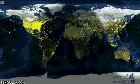 How a virus can travel the globe through international flights per day