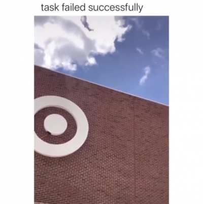 Right on target too