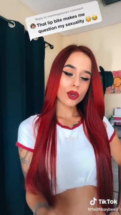 Lip Bite incoming