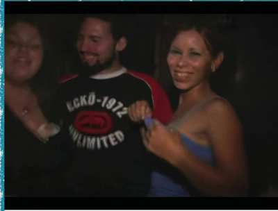 Girl has help flashing in her tight blue dress