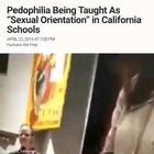 California is now teaching pedophelia as sexual orientation in public school to middle schoolers. Watch as a parent (?) confronts the teacher who was discussing sex between a boy & a man. Satan himself may as well be running these leftist public schoo