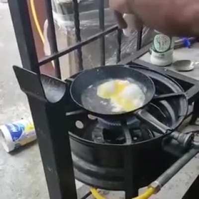 Egg with a 