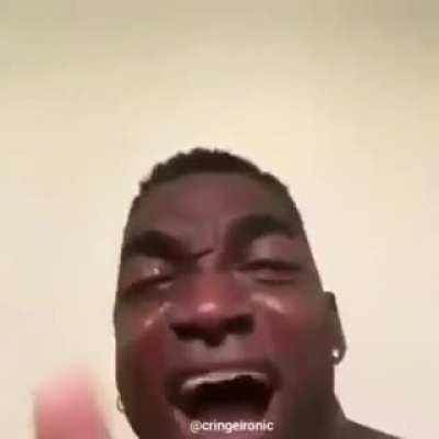 Guy cries like a screeching car.