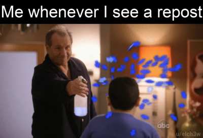 Repost = bad