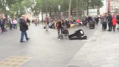 Asshat punks the wrong musician
