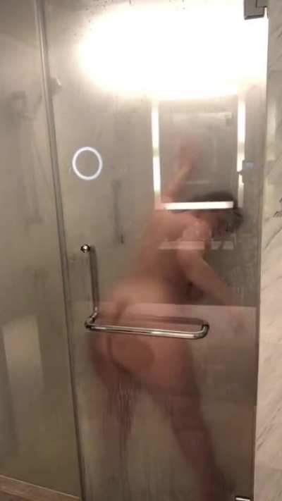 Thought you might enjoy me goofing off in the shower!