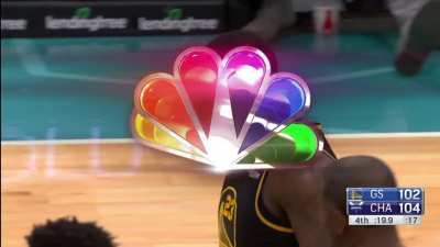 [Highlight] Draymond and Iggy trap Terry Rozier in the backcourt and force a jump ball with 19.9 seconds left!