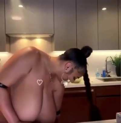 She in there