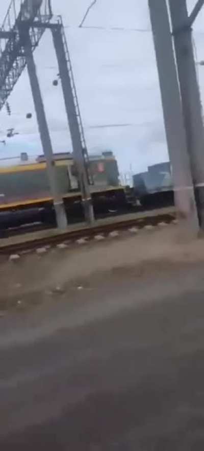 The enemy team is being reinforced with an armored train