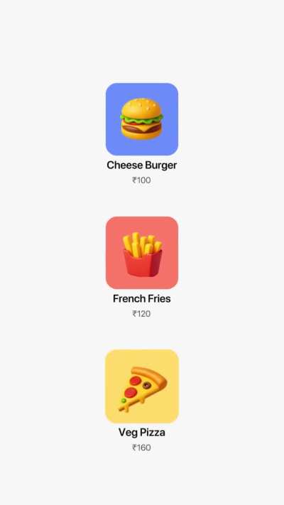 Just created a UI motion graphic for Zomato!