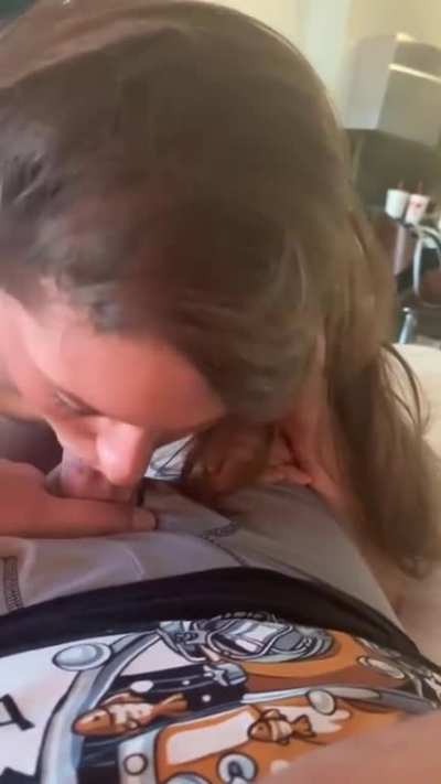What's better than getting your cock sucked after a nice steak dinner? ;)
