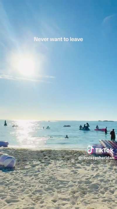The beach