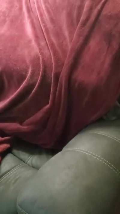 What could possibly be under that bump in the blanket?