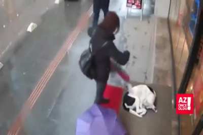 Giving your scarf to someone who needs more